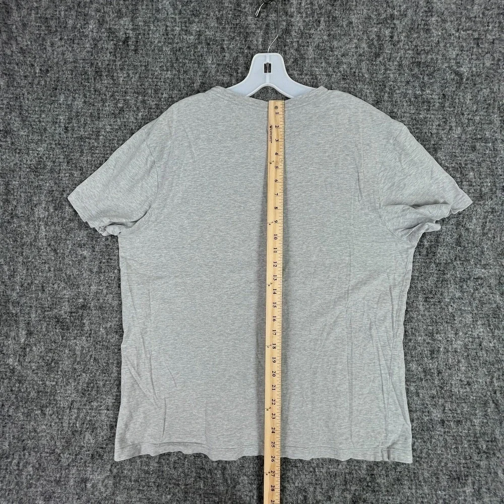 J.Crew Shirt Mens XL Gray Heather Slim Fit Washed Cotton Tee Preppy Everyday